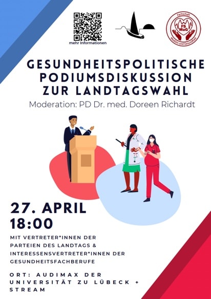 Gesundheitspolitische Podiumsdiskussion am 27.April in Lübeck