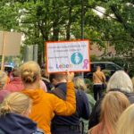 Protest gegen das Aus der Geburtshilfe in Henstedt-Ulzburg