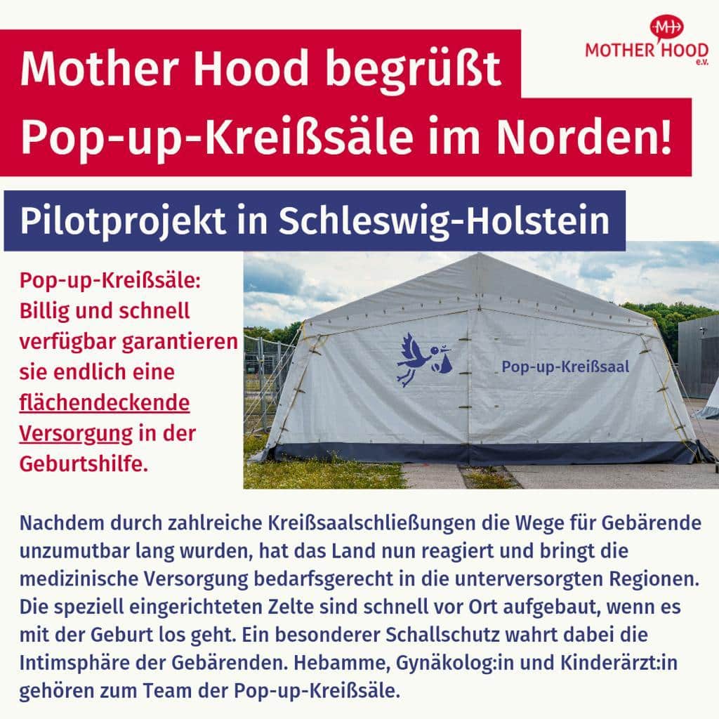 +++ EDIT: April, April +++ Popup-Kreißsäle: Pilotprojekt für bessere Versorgung in Schleswig-Holstein